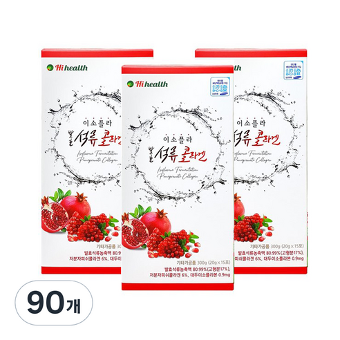 하이헬스 발효 석류 콜라겐 젤리, 90개, 20g
