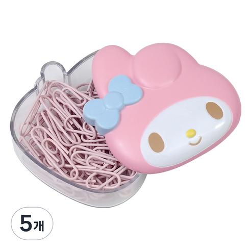바이하츠 마이멜로디 컬러클립, 50개입, 5개