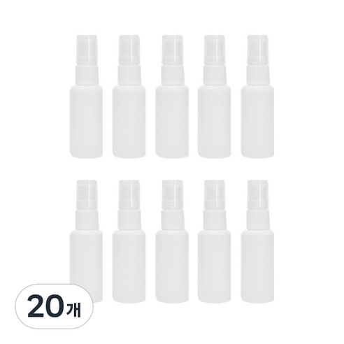 화장품 소독제 리필용 스프레이 용기 30ml, 20개