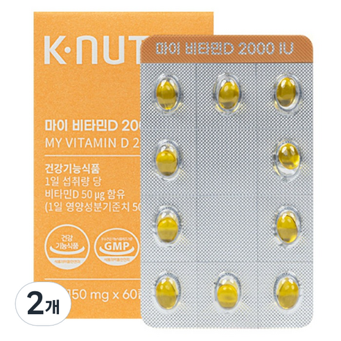 케이뉴트라 마이 비타민D 9g, 2개, 60정