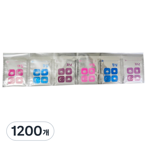 투명 약포지 아점저 3도 소, 1200개
