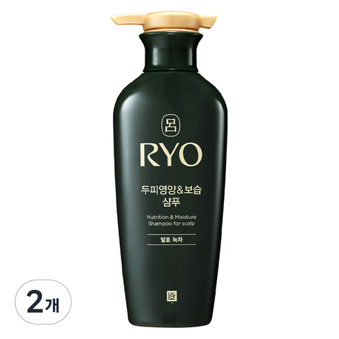 려 클래식 두피영양 보습 샴푸 발효 녹차, 2개, 400ml