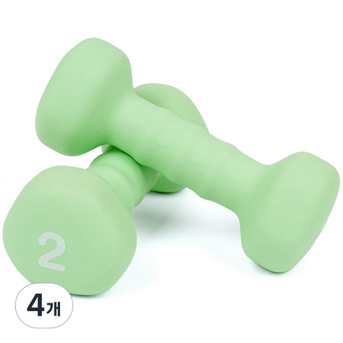 코멧 논슬립 삼각 아령, 2kg, 4개