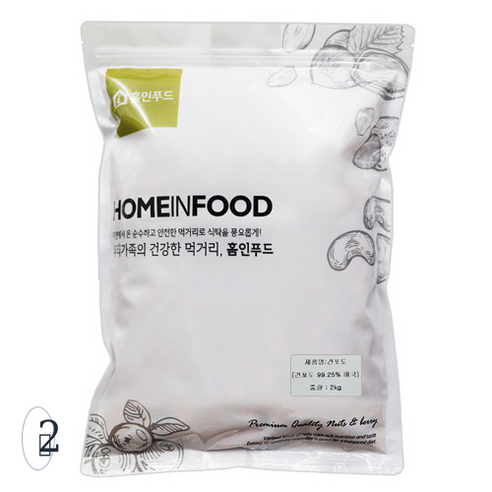 홈인푸드 건포도, 2개, 2kg