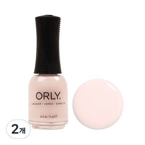 오를리 네일컬러 매니큐어 11ml, 2020010 핑크누드, 2개