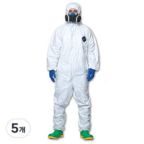 듀폰 TYVEK 400 보호복, 화이트, 5개