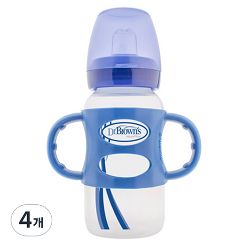 닥터브라운 SIPPY 와이드넥 스파우트컵 270ml, 블루, 4개