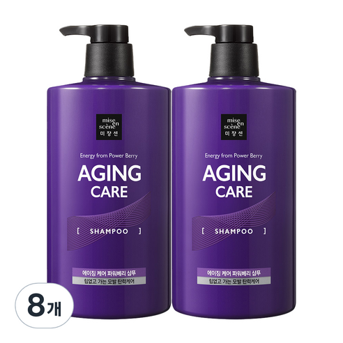 미쟝센 에이징케어 파워베리 샴푸 프루티향, 1000ml, 8개
