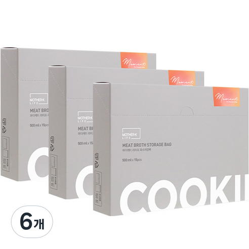 마더케이라이프 육수저장팩 15p, 6개