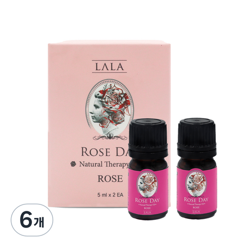 라라 로즈데이 여성청결제 로즈, 5ml, 6개