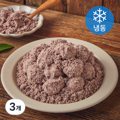 미담라이스 떠먹는 팥 인절미 (냉동), 350g, 3개