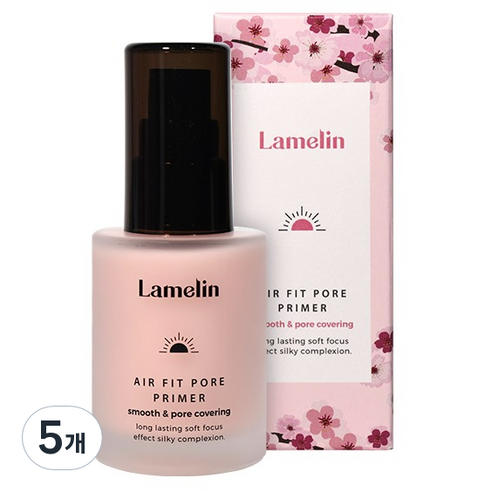 라멜린 에어 핏 포어 프라이머 40ml, 핑크, 5개