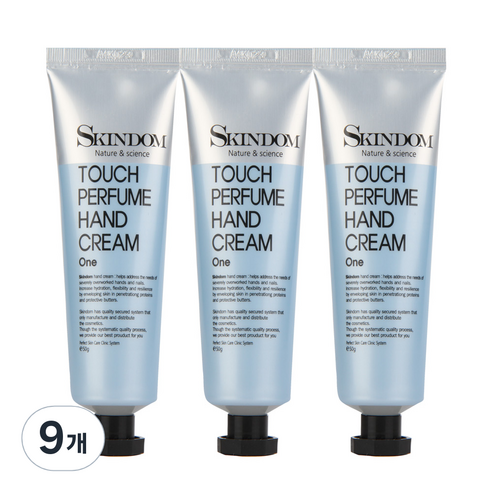 스킨덤 터치 퍼퓸 핸드 크림 원, 50ml, 9개