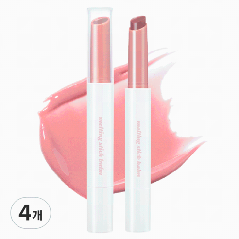 머지 모어 샤인 멜팅 스틱 밤, MS01 샤인 터치, 2g, 4개