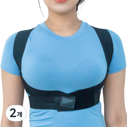 자세 고정 밴드 CB-235 블랙 M, 2개