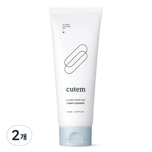 큐템 에이큐어 퓨리파잉 폼 클렌저, 150ml, 2개