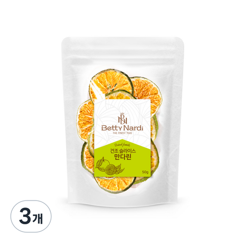 베티나르디 건조과일 슬라이스 만다린, 50g, 3개, 1개입