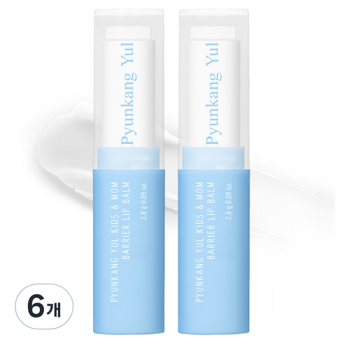 편강율 키즈앤맘 배리어 립밤 2.8g, 무향, 6개