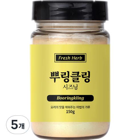 신선약초 뿌링클링 시즈닝, 150g, 5개