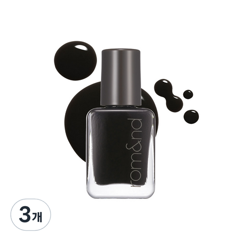 롬앤 무드 페블 네일 컬러 매니큐어 7ml, 03 몽돌, 7g, 3개