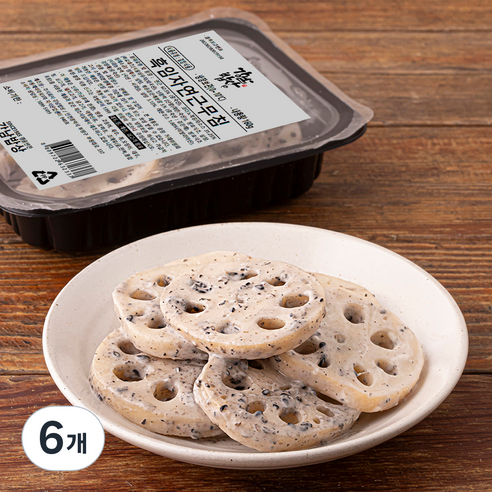 강남밥상 흑임자 연근 무침, 160g, 6개
