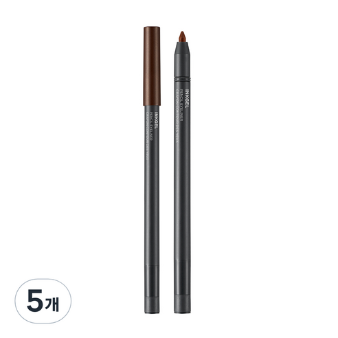 더페이스샵 잉크젤 펜슬 아이라이너 0.5g, 04 초코라떼, 5개