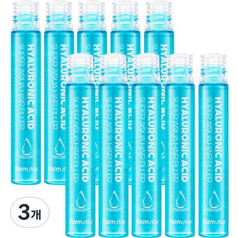 팜스테이 히아루론산 슈퍼 아쿠아 헤어 필러 10개입, 13ml, 3개