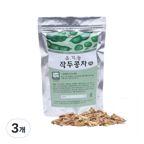 참건강마을 유기농 작두콩차, 70g, 3개
