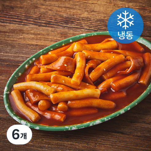 고래주방 오리지널 떡볶이 (냉동), 506g, 6개