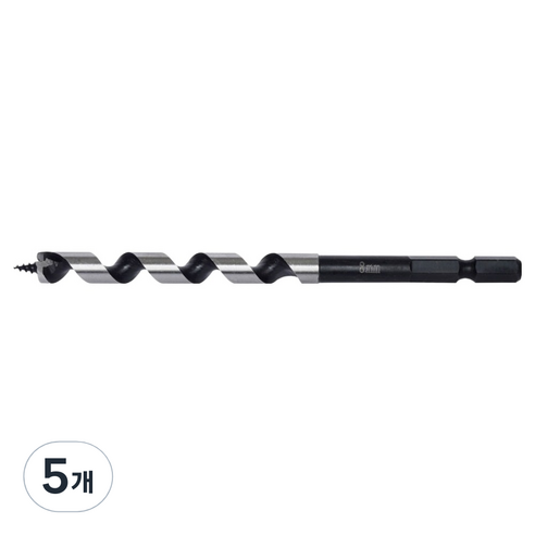 이엑스파워 목공드릴 8mm EAB-8, 5개