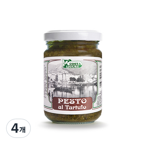 코스타리구레 트러플 페스토 소스, 90g, 4개