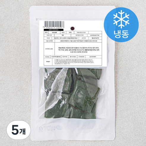김재규우리떡연구소 굳지않는 쑥 앙금 절편 (냉동), 500g, 5개