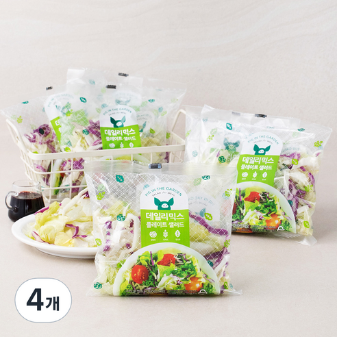 피그인더가든 데일리믹스 샐러드 KIT 630g, 4개