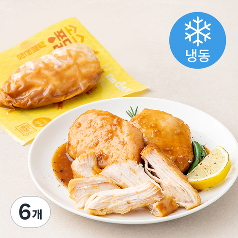 아임닭 소스퐁닭 참깨된장 (냉동), 100g, 6개