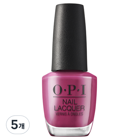 오피아이 네일락커 매니큐어 HRP06, Feelin'' Berry Glam, 5개, 15ml