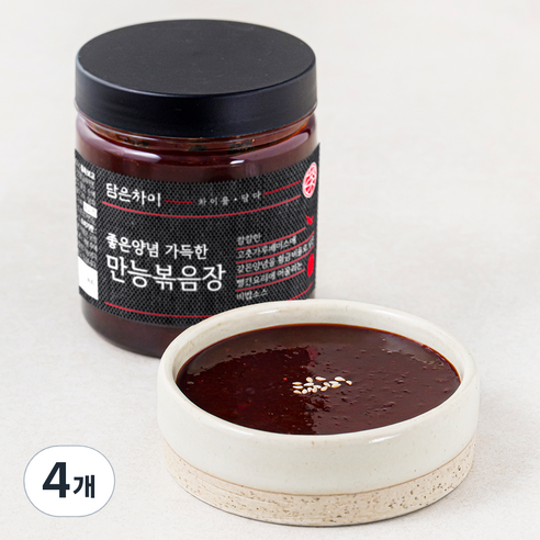 담은차이 좋은양념 가득한 만능볶음장, 400g, 4개