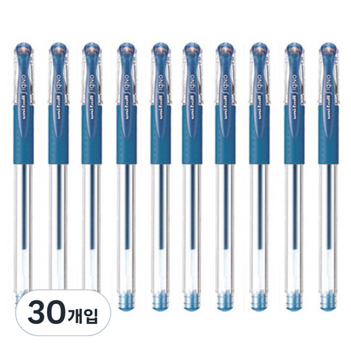 미쓰비시 유니볼 시그노 UM-151 0.28mm, 블루블랙, 30개입
