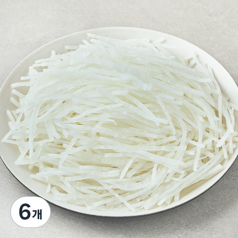 무채, 1kg, 1개입, 6개