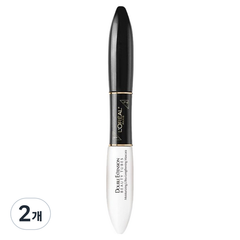 로레알파리 더블익스텐션 뷰티 튜브 마스카라 14ml, 혼합색상, 2개