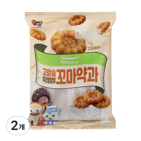 풀무원 우리밀함유 고칼슘 꼬마약과 200g, 1개, 밀