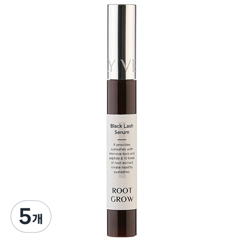 블리블리 루트그로우 블랙래쉬 세럼 속눈썹 블랙, 7ml, 5개