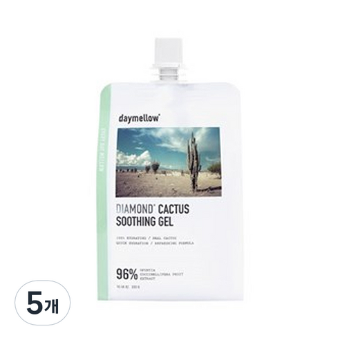 데이멜로우 다이아몬드 선인장 수딩젤, 300g, 5개