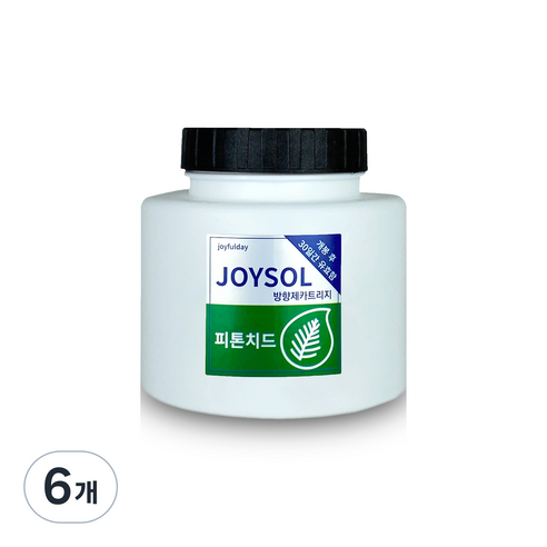 기분좋은날 방향제 카트리지 리필 피톤치드 대, 240g, 6개