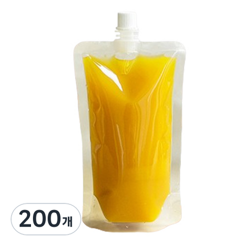 다이쓔 스파우트 음료 파우치 200ml 9mm, 투명, 200개
