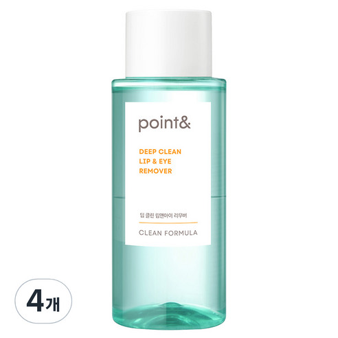 [비건뷰티] 포인트앤 딥클린 립 앤 아이 리무버, 300ml, 4개