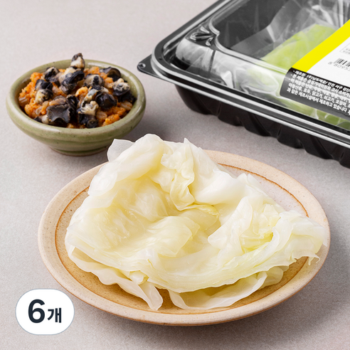 남도애꽃 양배추 숙쌈과 우렁보리쌈장세트, 270g, 6개
