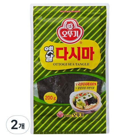 오뚜기 옛날다시마, 200g, 2개