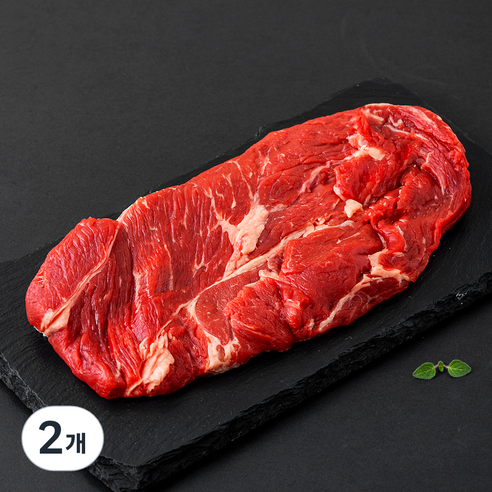 자유방목 호주산 목초 척아이롤 구이용 (냉장), 2개, 250g