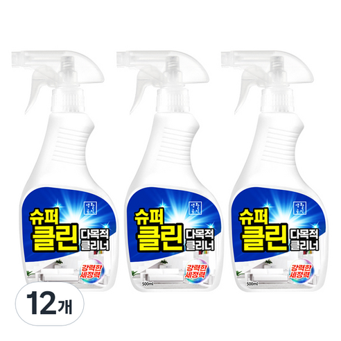 생활공식 슈퍼클린 다목적 클리너, 500ml, 12개