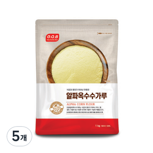 오큐비 알파옥수수 가루, 1kg, 5개